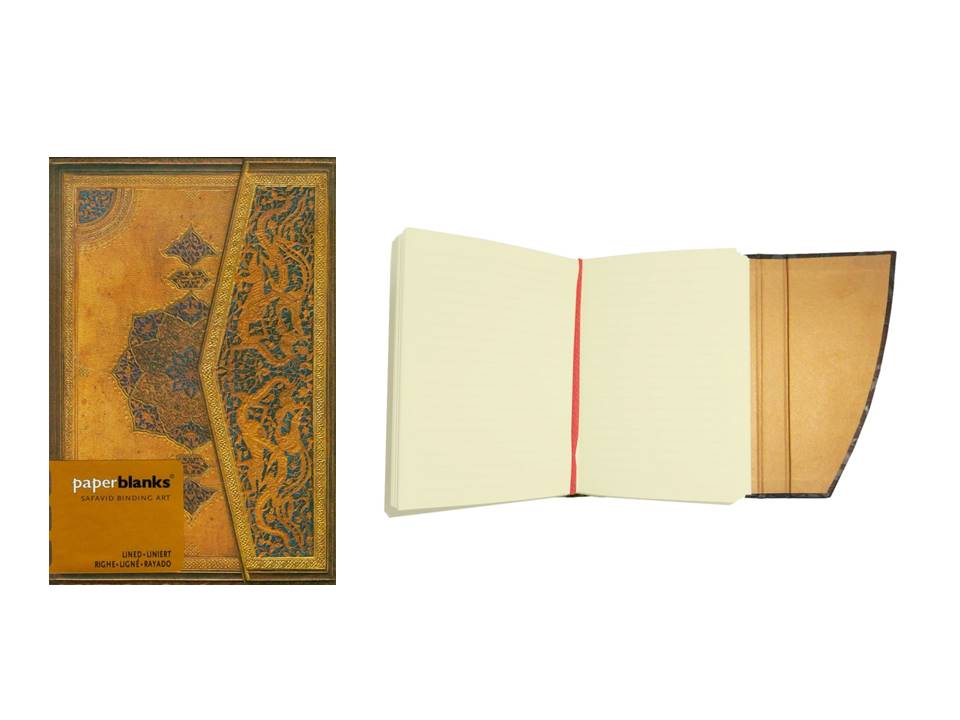 Paperblanks, notatnik w linie, Safavid Mini, 176 stron