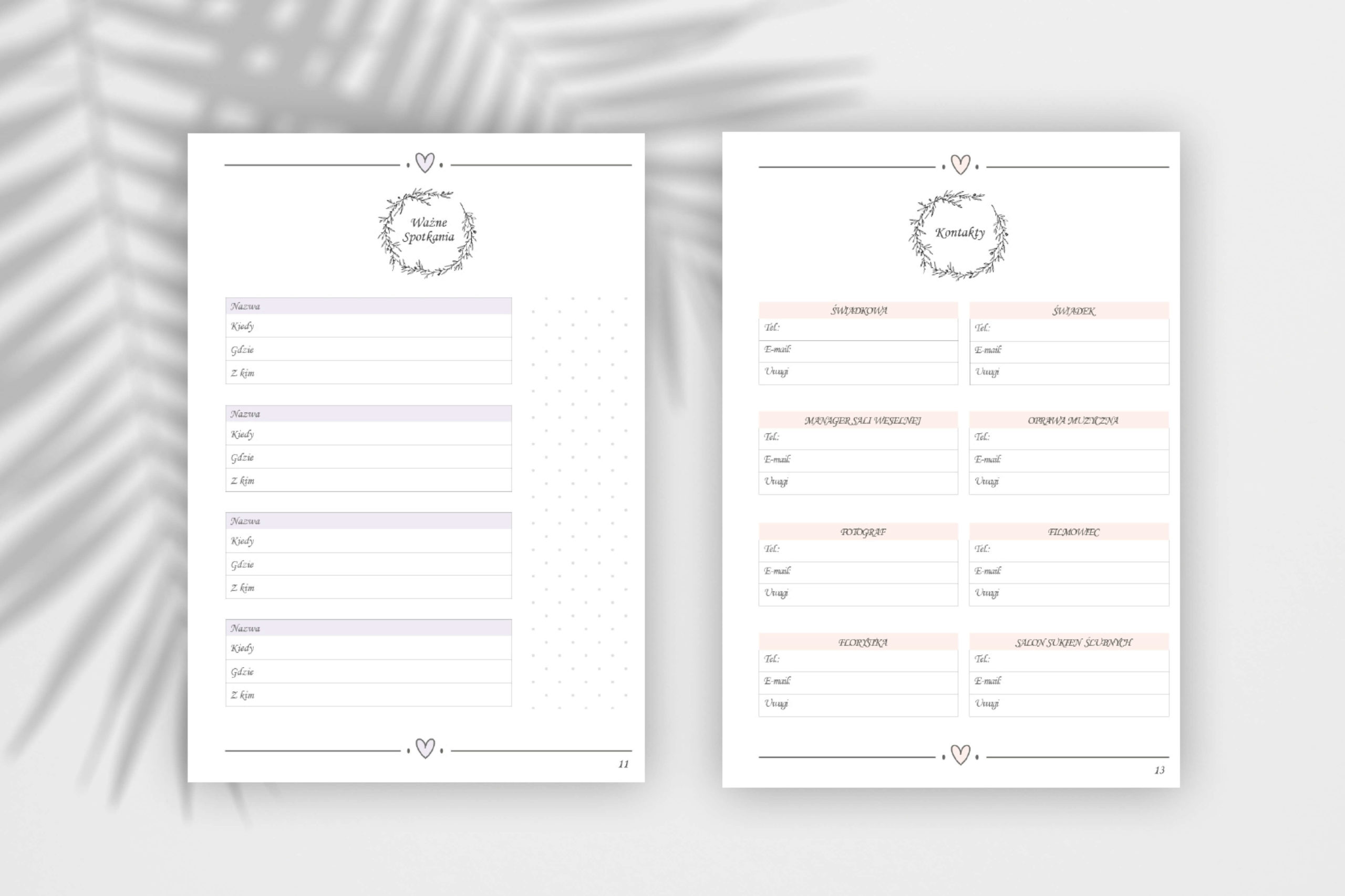Planner ślubny, A5, Rustical, Make It Easy