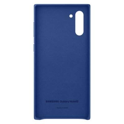 Samsung Leather Cover Niebieski do Galaxy Note 10 (EF-VN970LLEGWW) wnętrze