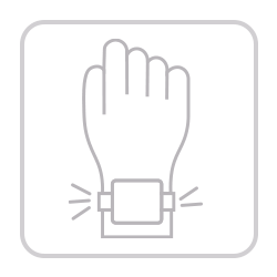 Smartwatch sterowany ruchem nadgarstka