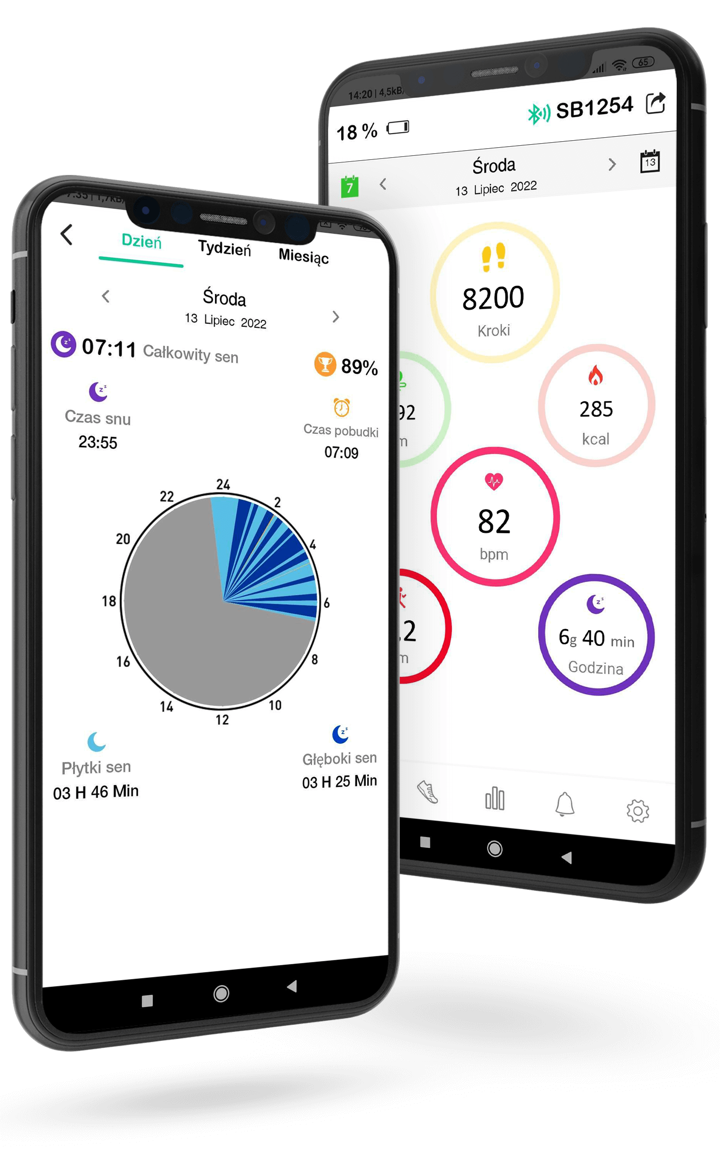 Smartwatch z aplikacją w języku polskim