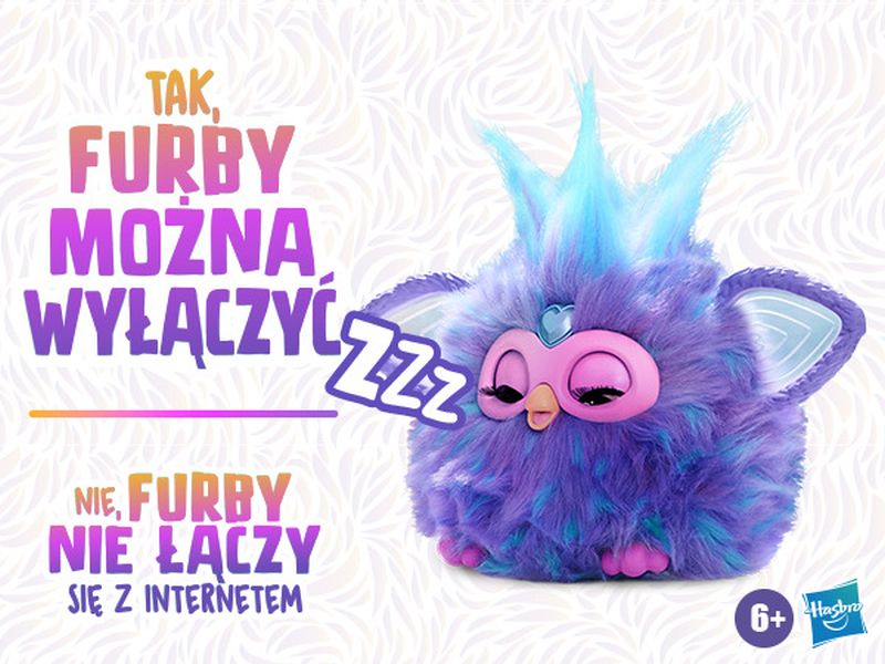 Hasbro Furby 20 Interaktywna Maskotka Fioletowy F6743 Furby