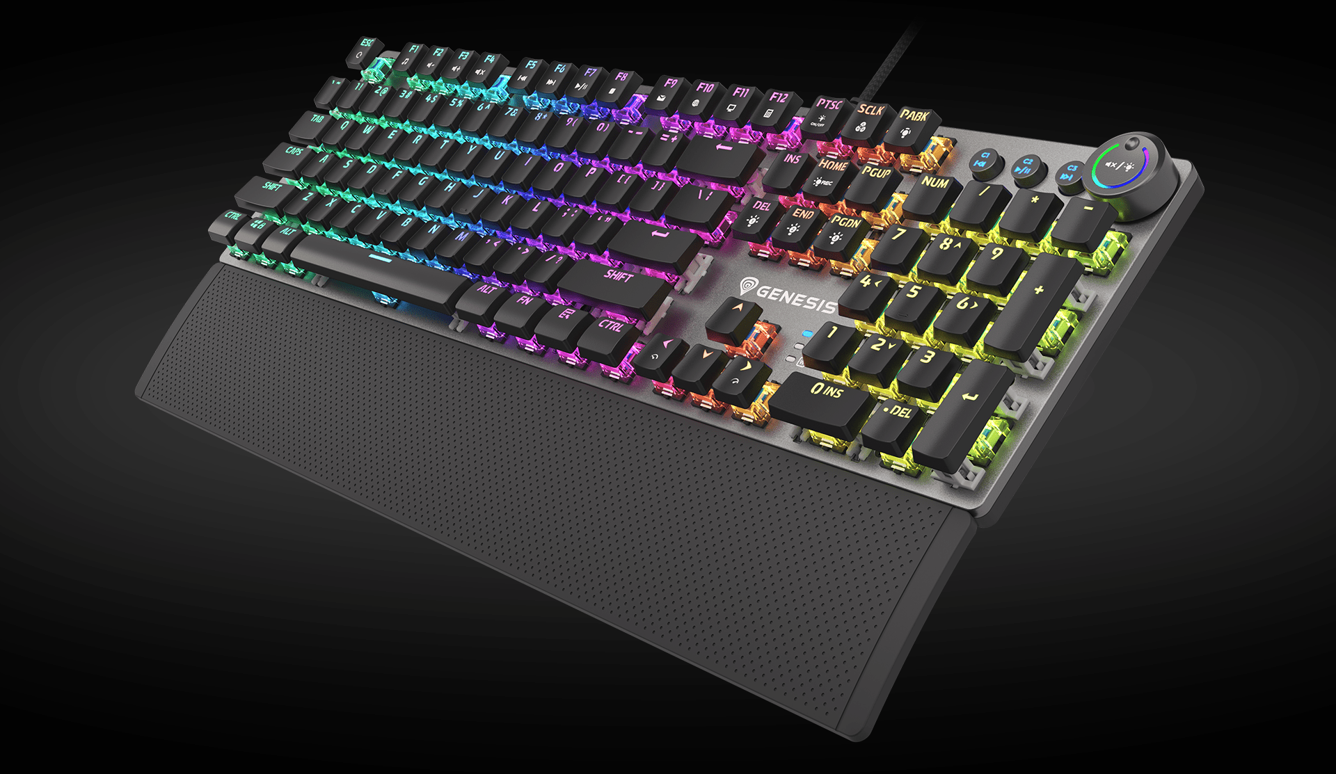 IMPONUJĄCY DESIGN Z PODŚWIETLENIEM RGB
 