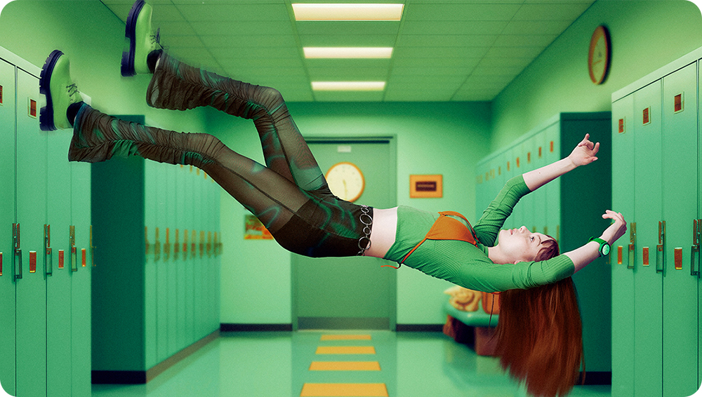 Zielony smartwatch Colorum