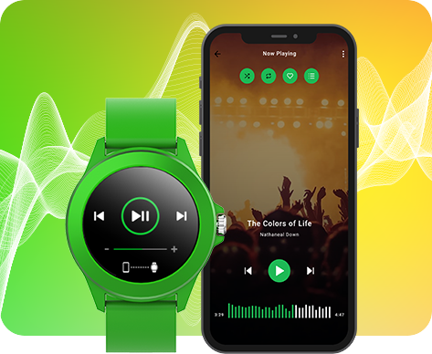 Smartwatch młodzieżowy sterujący aparatem i muzyką