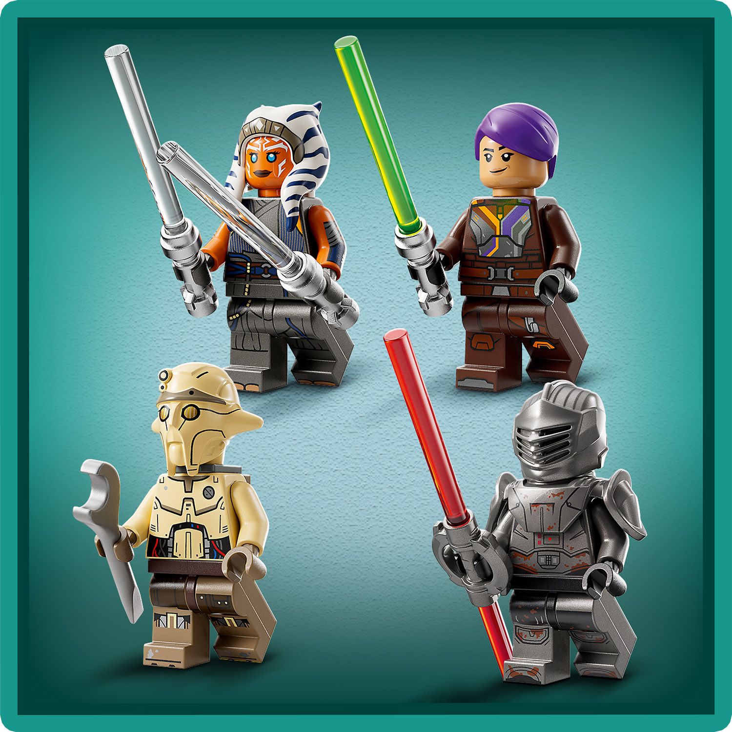 Cztery minifigurki LEGO® Star Wars™