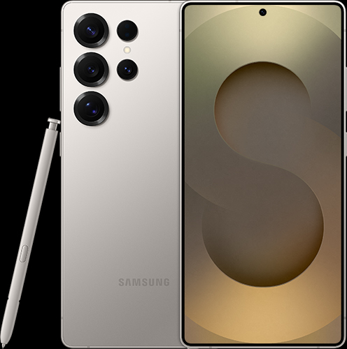 Szary Galaxy S25 Ultra z rysikiem S Pen