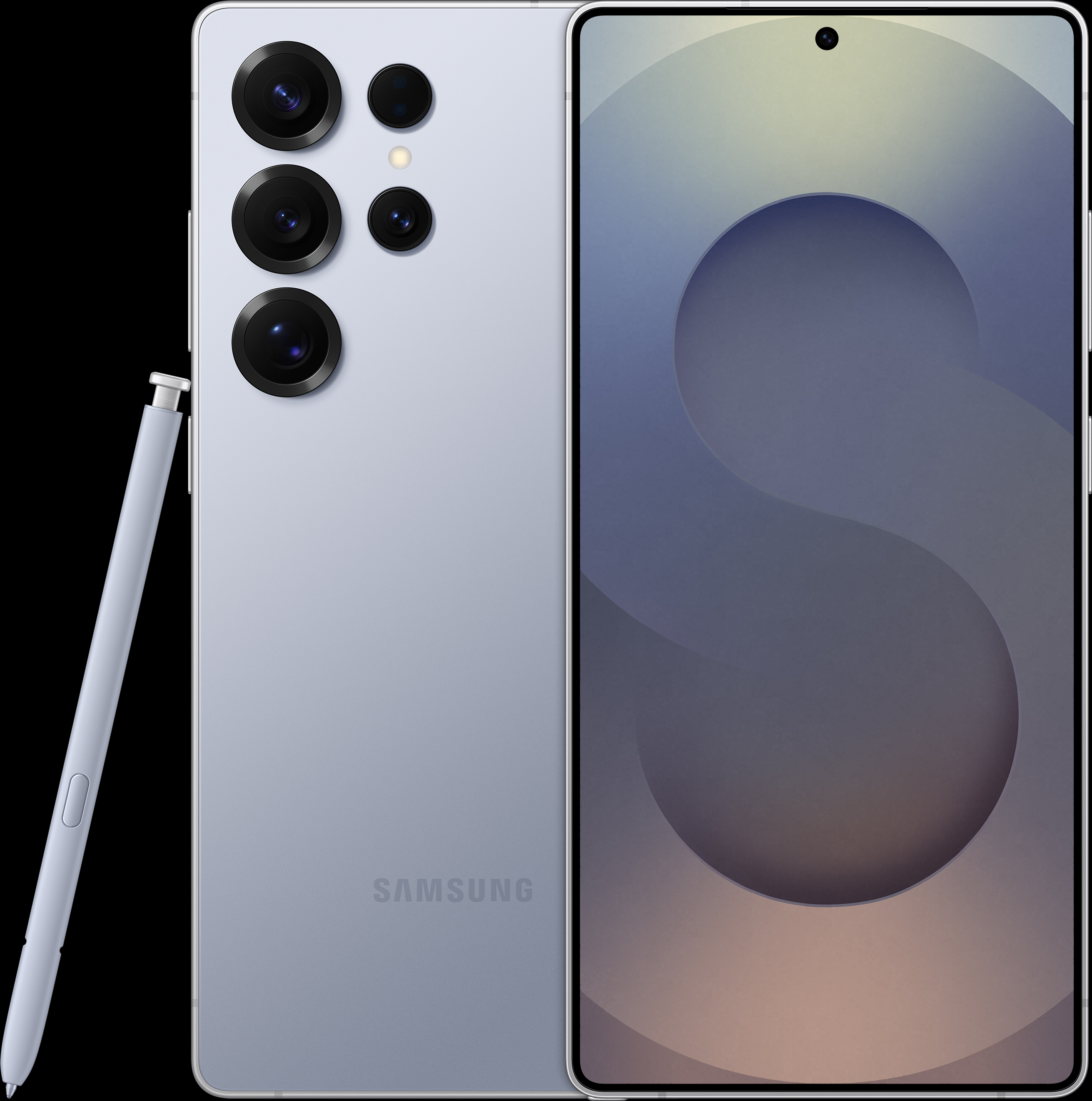 Niebieski Galaxy S25 Ultra z rysikiem S Pen