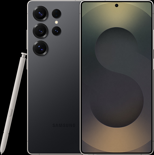 Czarny Galaxy S25 Ultra z rysikiem S Pen