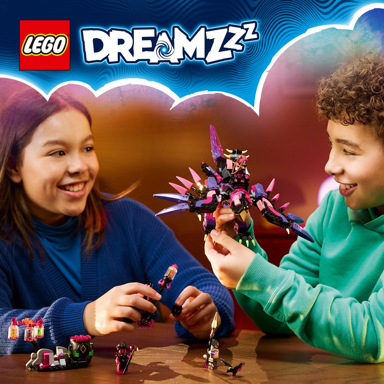 Ekscytująca zabawka LEGO® DREAMZzz™ z wiedźmą
