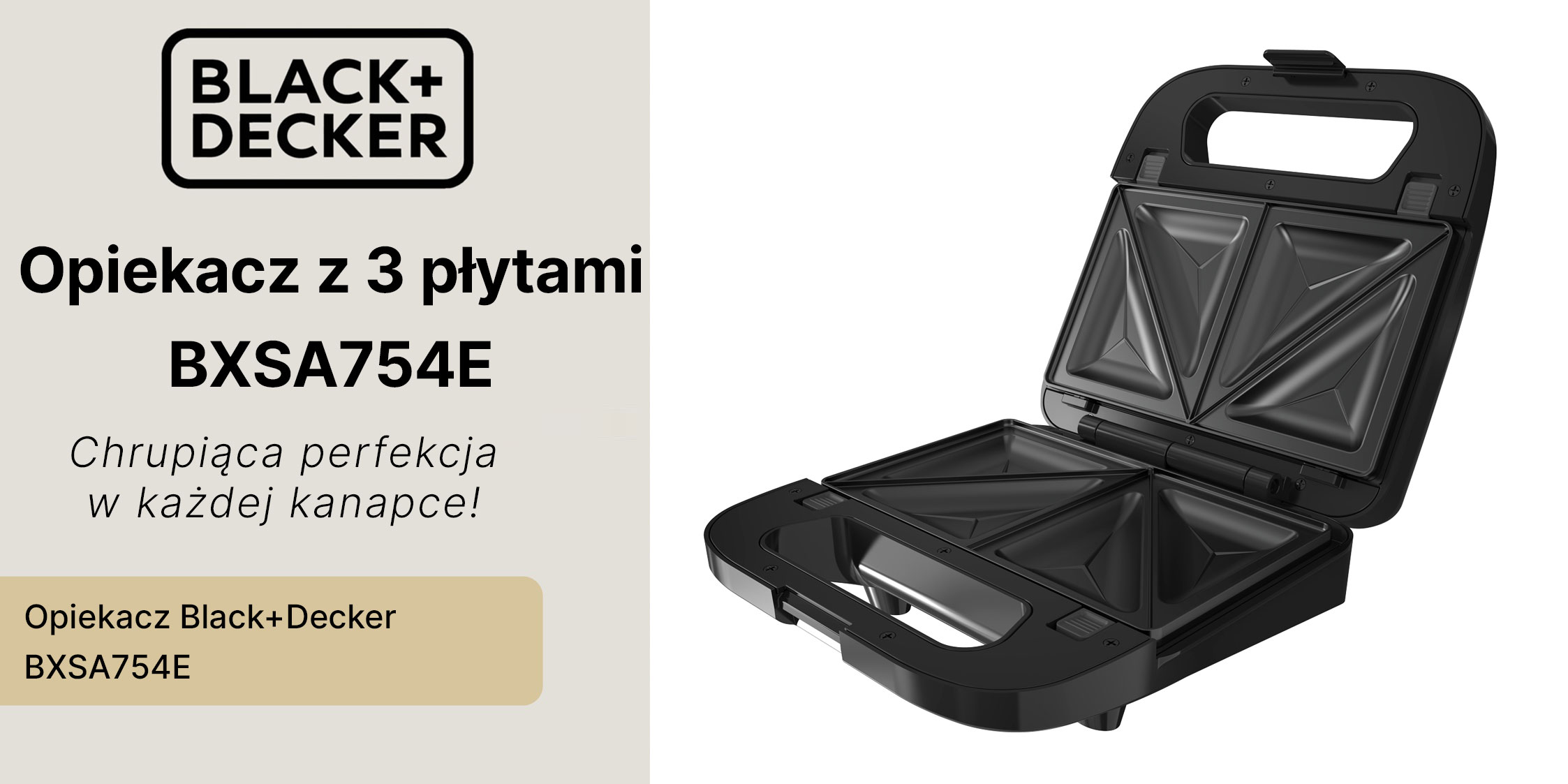 opiekacz Black+Decker BXSA754E