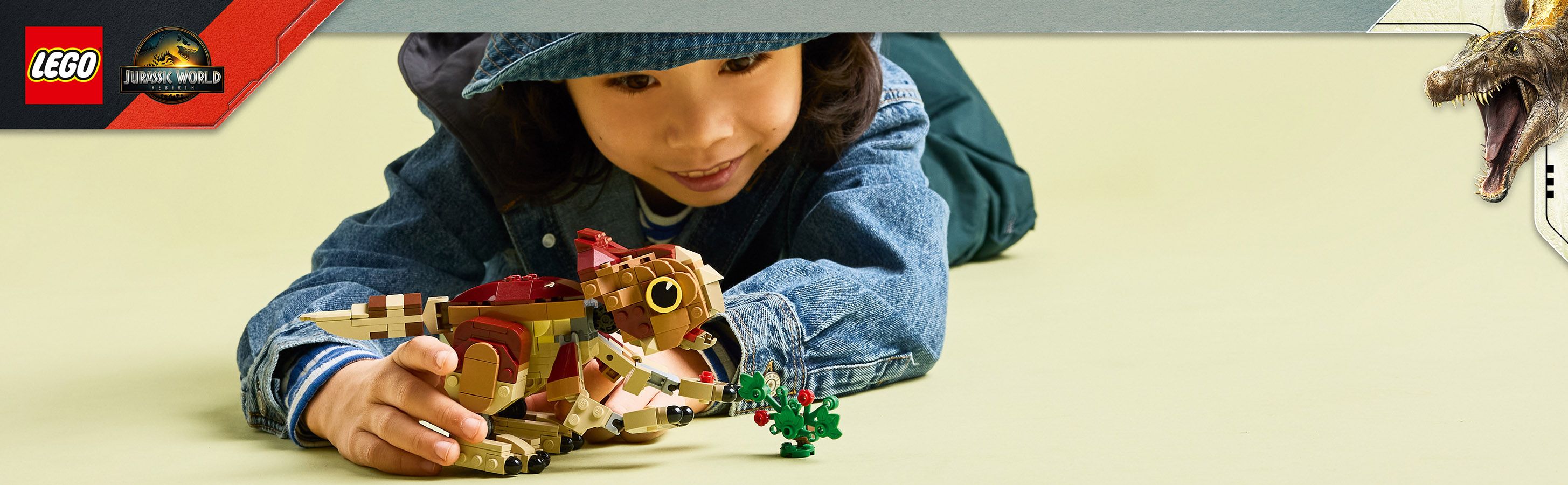 Zabawa i historie z modelem małego dinozaura